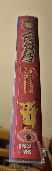 Pokemon cz 1 kaseta VHS bajka. Fabrycznie nowa zafoliowana unikat