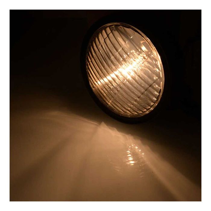 Farol auxiliar universal retro 11,4cm - luz nevoeiro chopper bobber