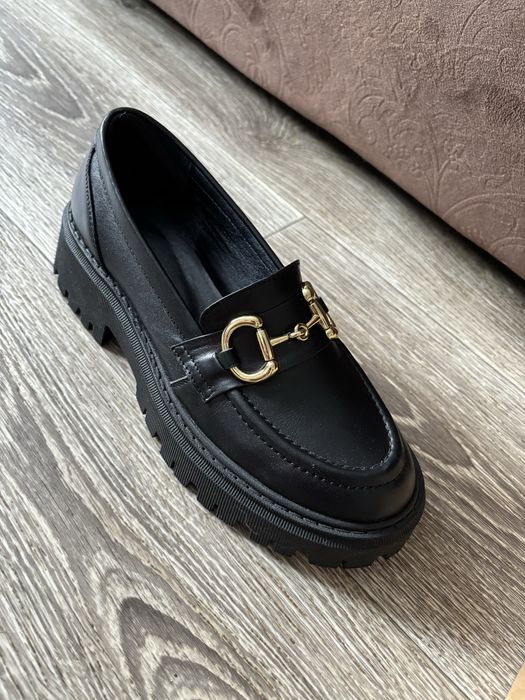 Шкіряні жіночі лофери WOAW