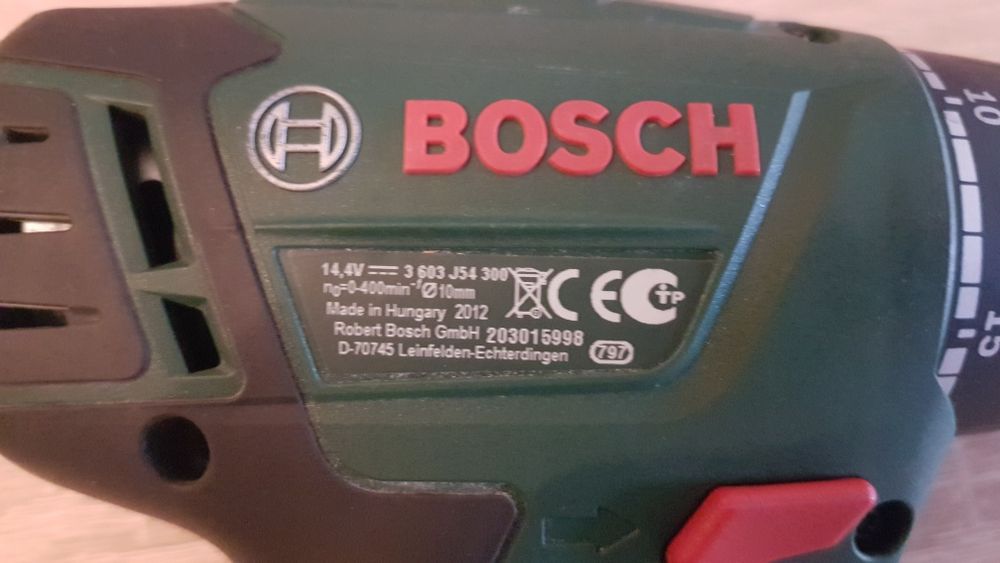 BOSCH PSR 14,4 Li wkrętarka uszkodzona