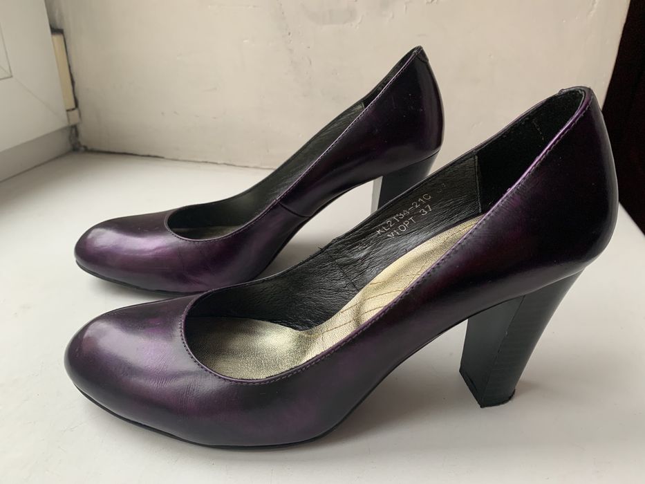 Шкіряні туфлі 38 розмір