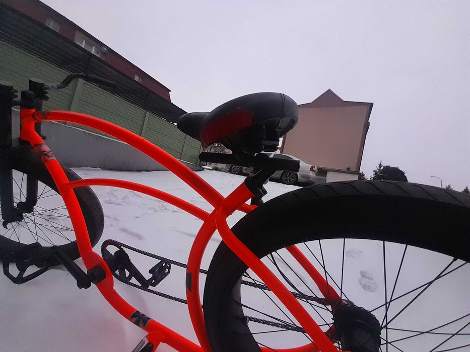 Rower cruiser szeroka stal