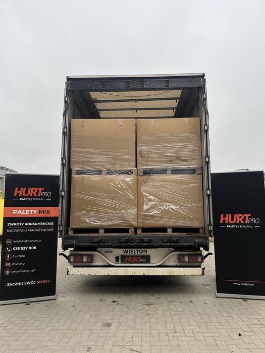 Paczki niespodzianki nieodebrane przesylki zwroty kurierskie palety