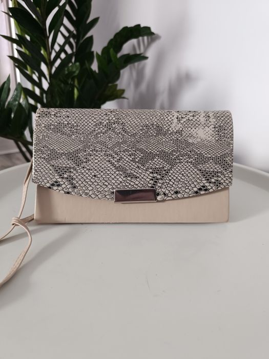 Kopertówka beżowa w zwierzęcy wzór