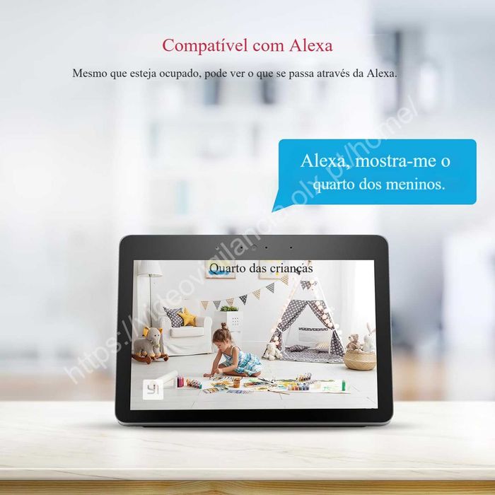 Câmara Yi (Xiaomi) ‼️ Vigilância ‼️  Áudio Bidirecional ‼️ Alexa