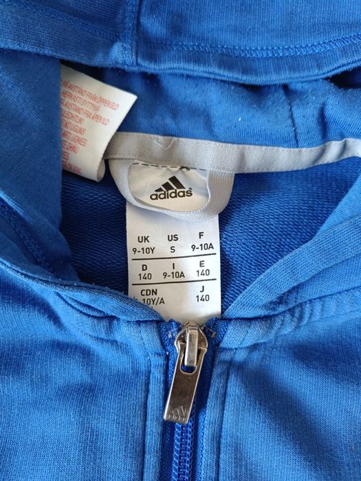 Bluza adidas niebieska