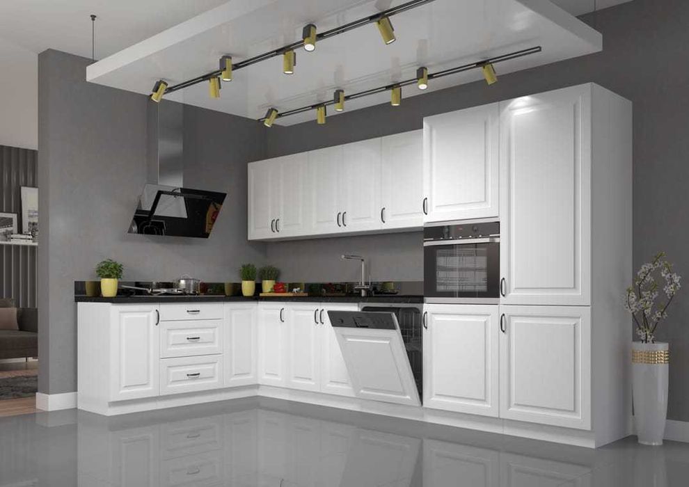 Modułowe meble kuchenne Stilo biały mat stwórz własną kuchnię