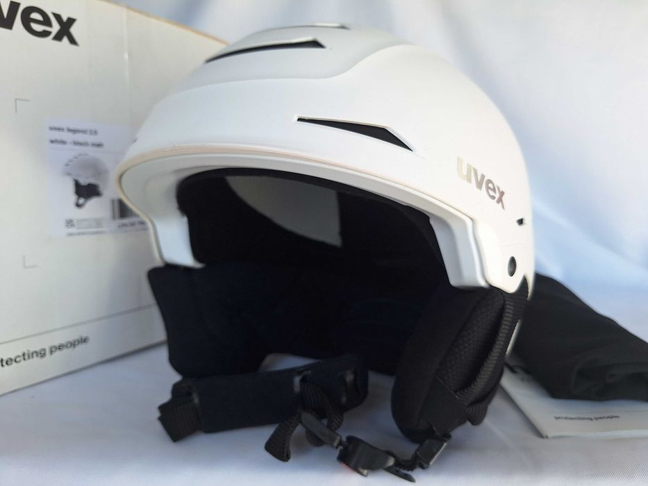 Kask narciarski UVEX Legend 2.0 White Black Mat L 59-62cm