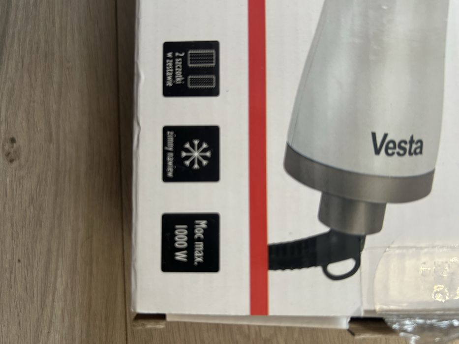 Фен-щітка Vesta, стайлер для волосся, обертаючий фен