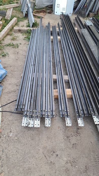 Vigas perfil T Cantoneiras barras 125x65 novas