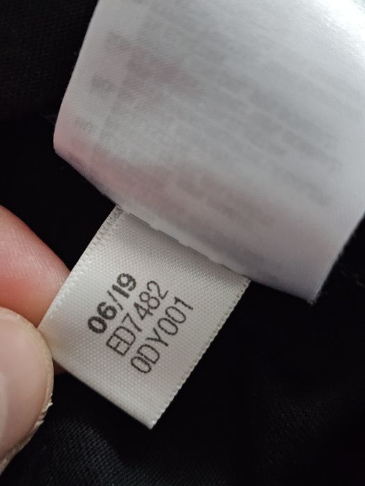 Koszulka Adidas 3 stripes Czarna Rozmiar S