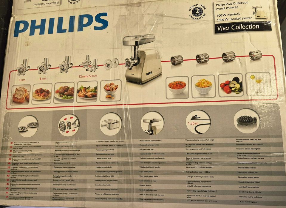 М'ясорубка Philips Viva Collection HR 2728