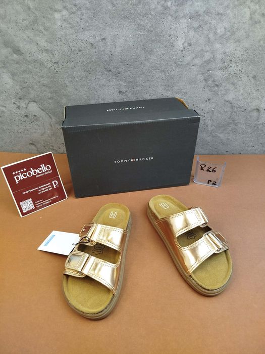 Buty Tommy Hilfiger Velcro Sandal Rose Gold