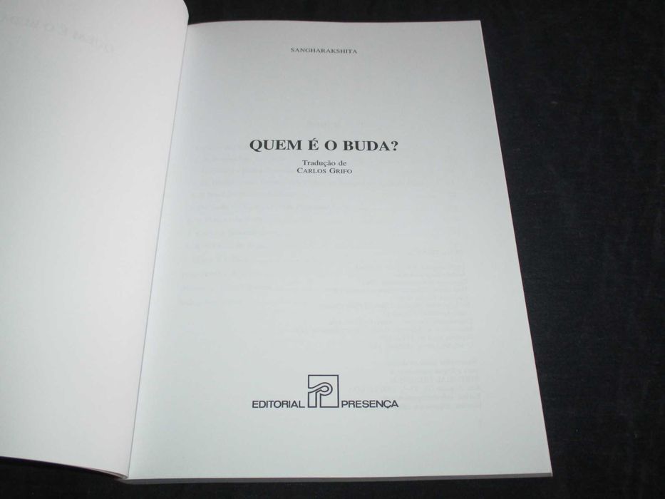 Livro Quem é o Buda? Sangharakshita
