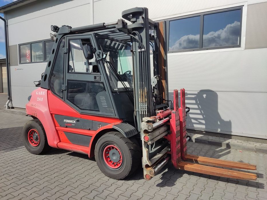 Linde Linde H60T-03  Linde H60T-03, 6,0 ton, LPG, paletyzer, przesuw boczny