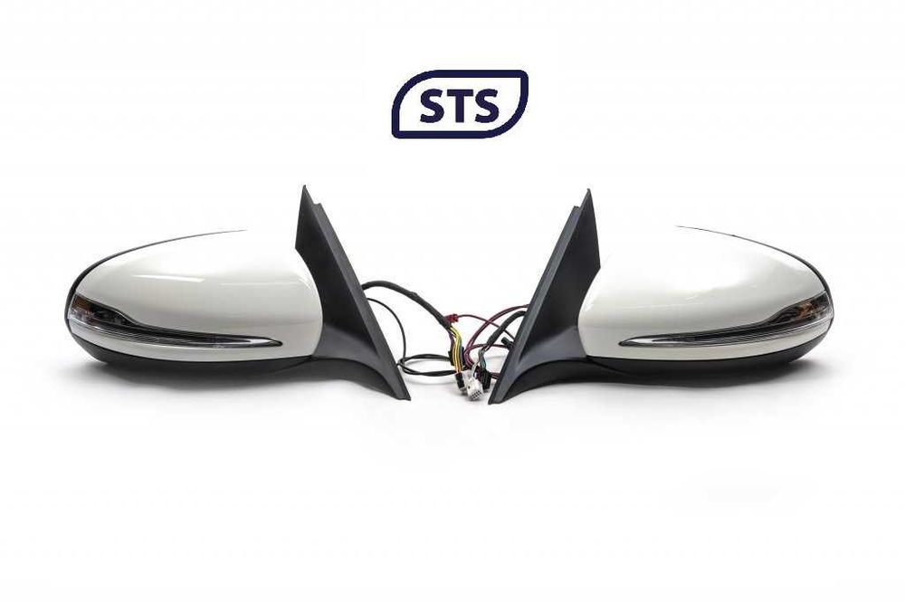 Зеркала в сборе Mercedes W205 с мертвыми зонами Комплект 2шт.