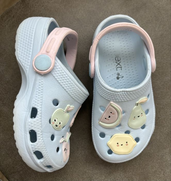 Next Германия 24/25 Крокси шльопки кроксы босоножки босоніжки сандалии Аквашузи аквашузы на море басейн