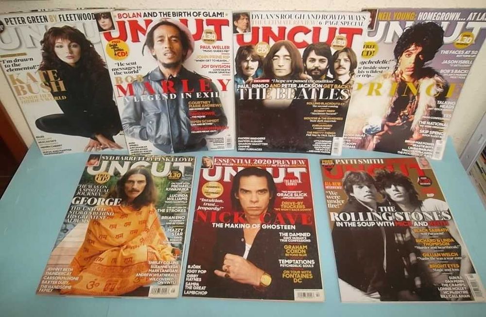"UNCUT" 12 revistas mais 32 CDs , o lote completo apenas 50EUR