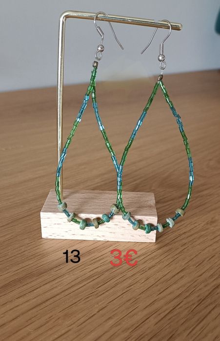 Brincos artesanais