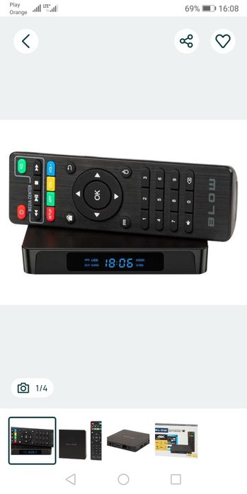 Tv smart android blow