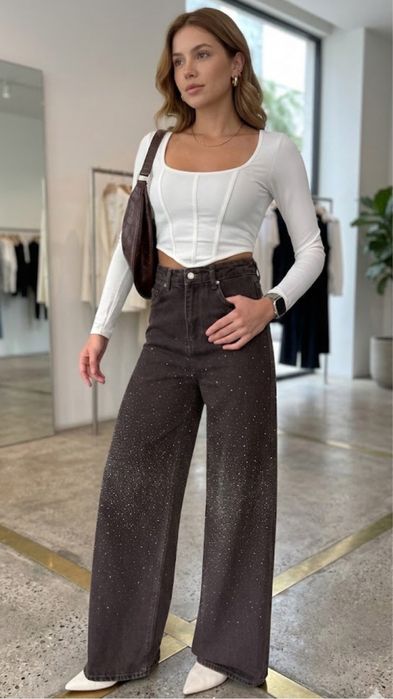 Джинси зі стразами