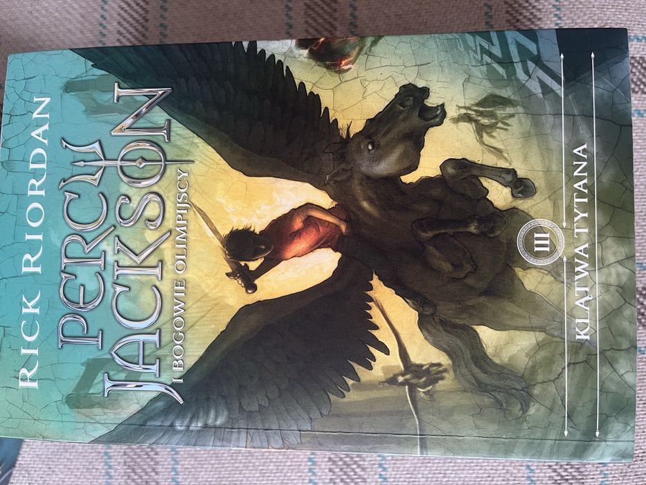 3 książki z serii Percy Jackson