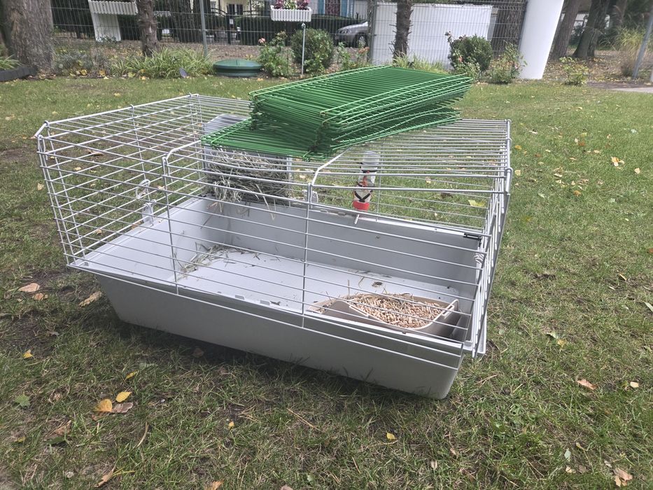 Klatka dla gryzoni świnka paśnik kuweta poidełko