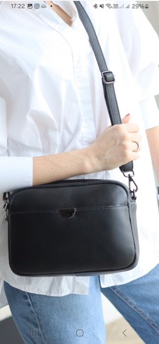 Сумка кросбоді, чорна