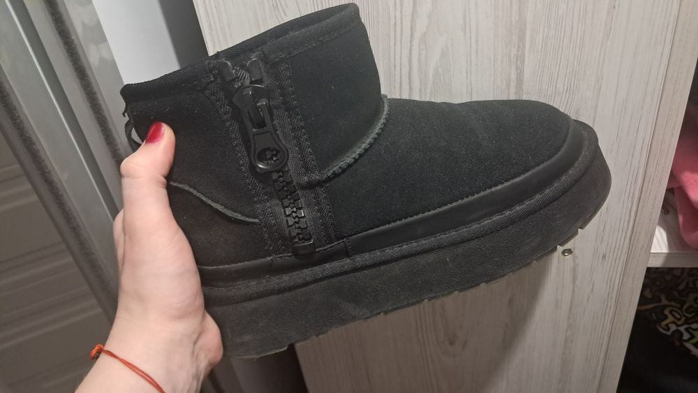 Угги 39 натуральна замш