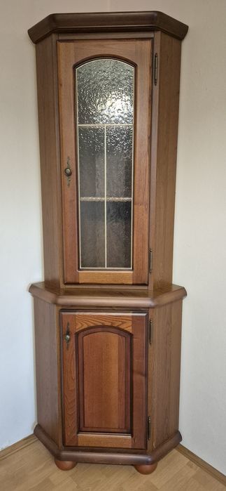 Witryna, komoda narożna, barek BRW Black Red White kolekcja Natalia