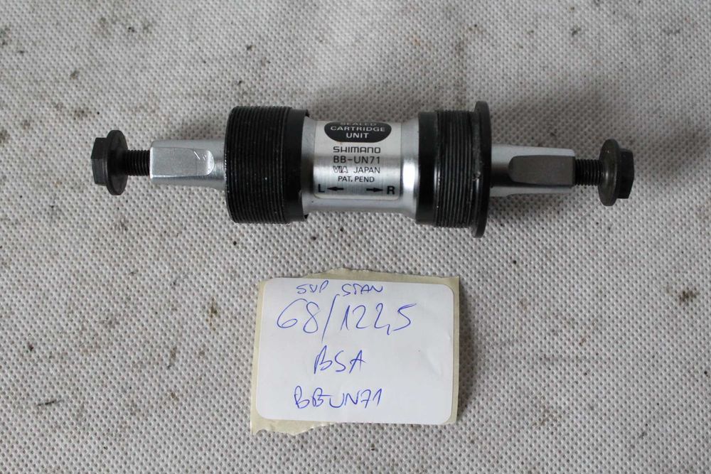 DOBRY STAN wkład suportu kwadrat shimano deore XT BB-UN71 . 68/122,5 mm db2