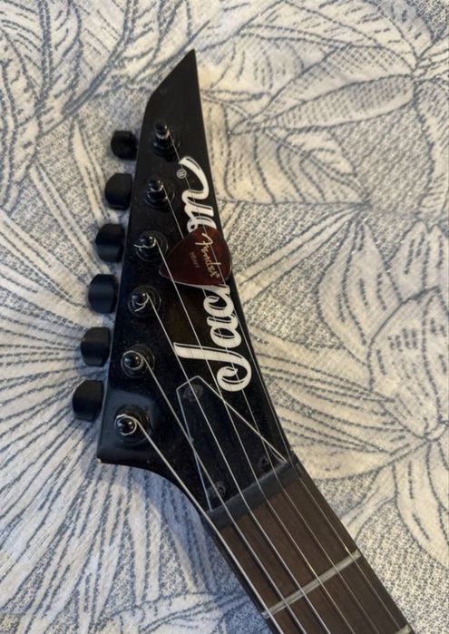 Jackson Electro Guitar and Marshall Amplifier