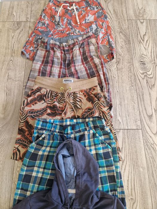 Komplet 4 spodenki + Bluza  Różne Marki Rozmiary 152/158Cm