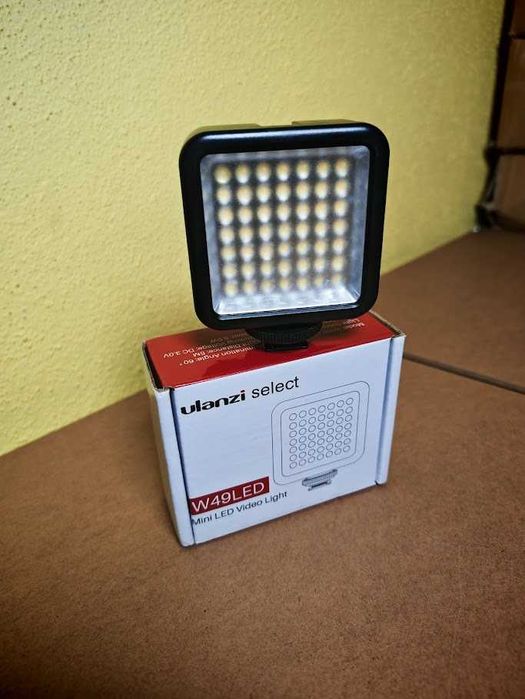 Mini Painel de Luz LED Ulanzi W49LED para Câmara/Telemóvel (NOVO)