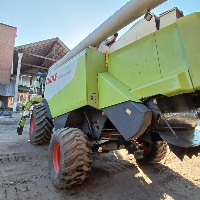 Claas lexion 580 + жатка 9м+ візок