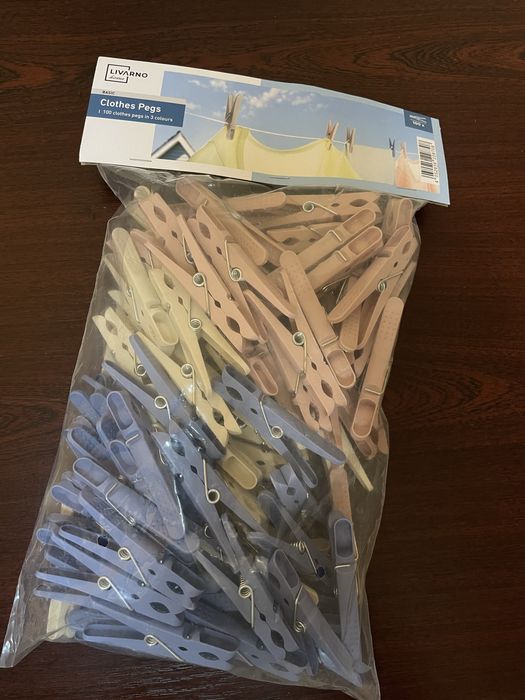 Набір прищіпок livarno 100 шт