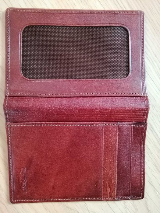 Skórzane etui na dokumenty, karty - Bartex, unisex.