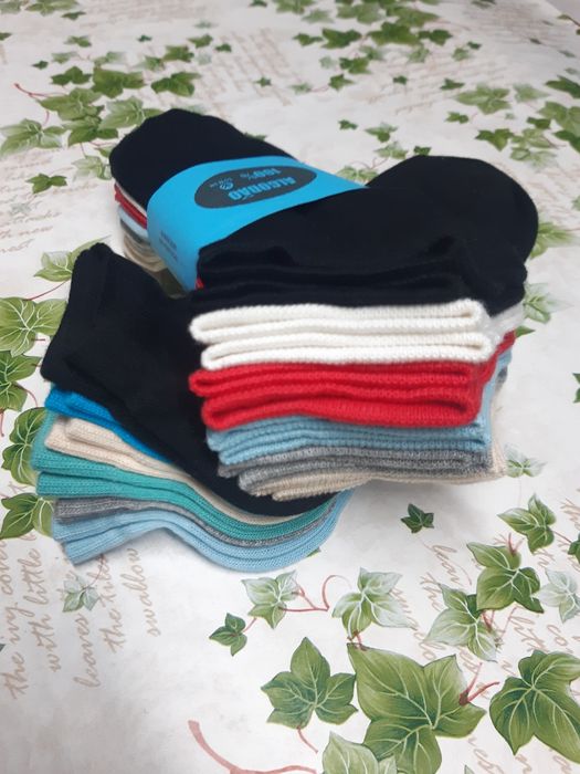 12 pares de meias novas curtas tamanho 35-40,  algodão