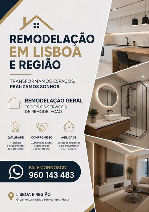 Remodelacao em geral, equipa qualificada !