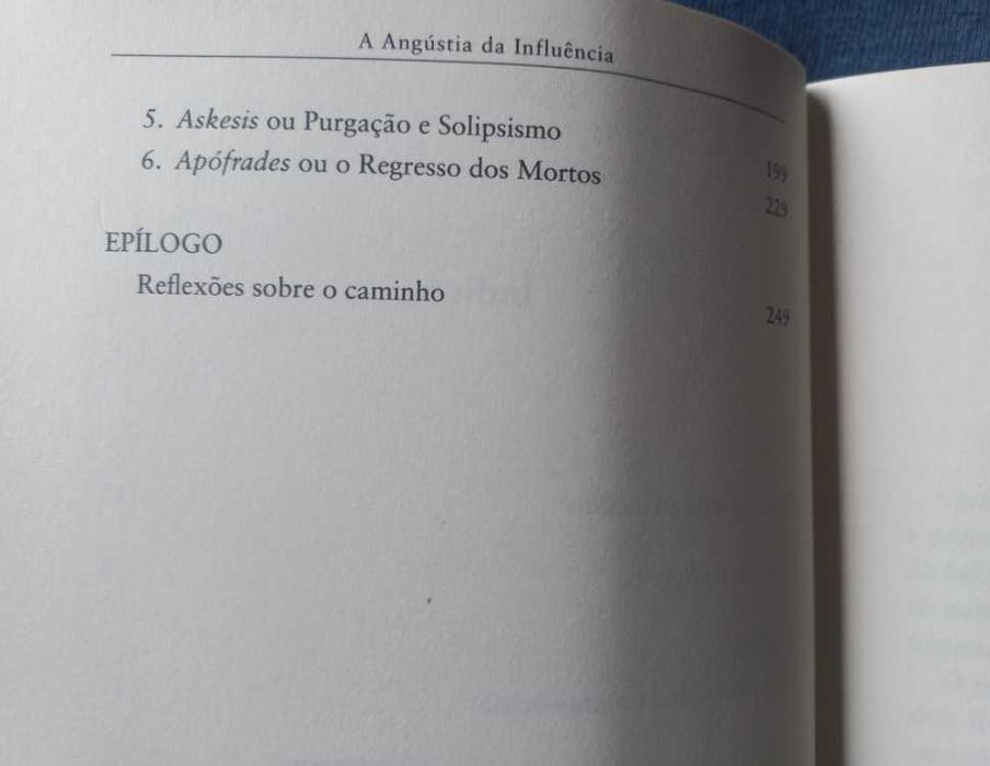 A Angústia da Influência; Uma Teoria da Poesia - Harold Bloom