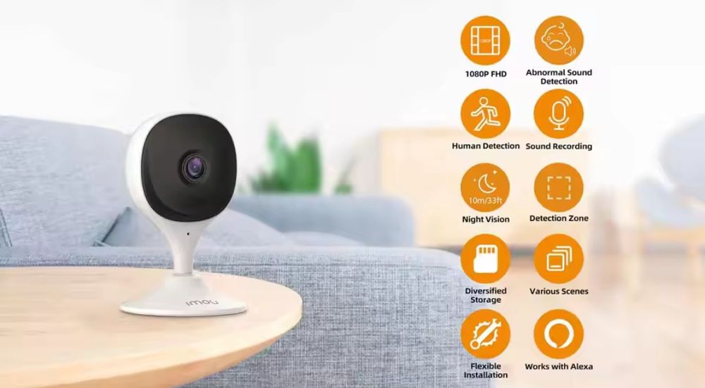 Внутрішня Wi-Fi відеокамера IMOU Cue 2E 2MP/3МР