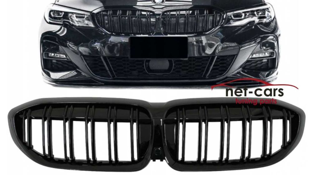 Grill Nerki BMW G20 G21 M Pakiet Czarny Połysk