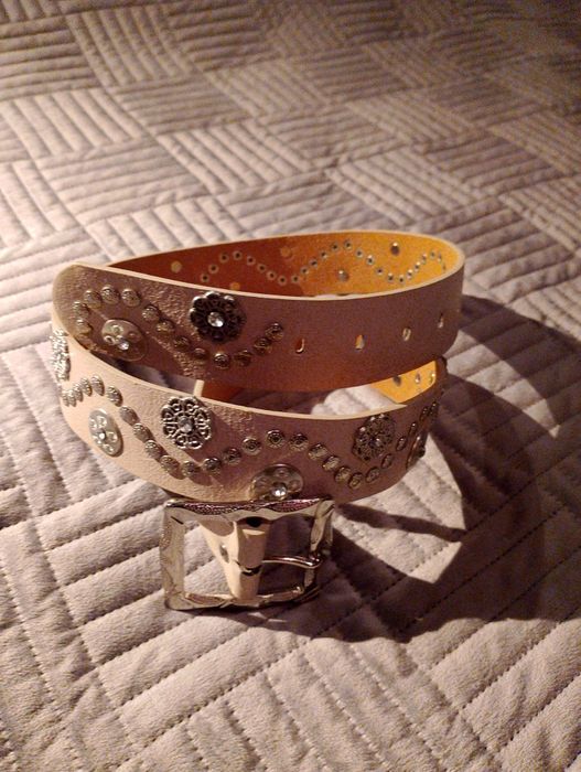 Nowy Pasek damski do spodni długość 107 cm