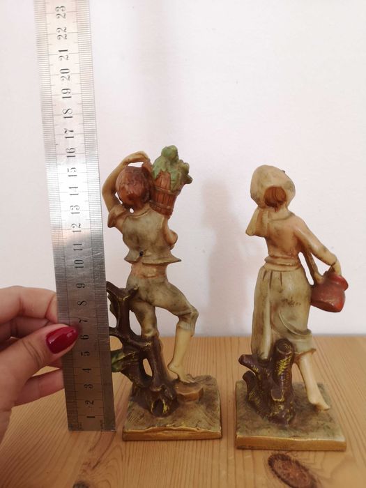 Conjunto 2 estatuetas de pastores433902614678743044