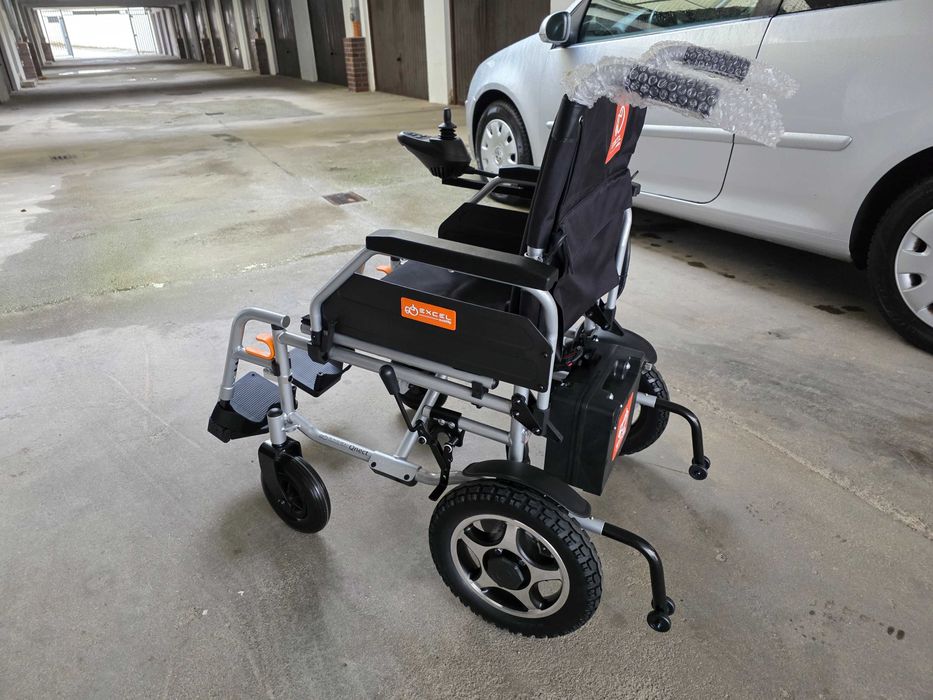NOWY Elektryczny Wózek Inwalidzki Excel Qnect 45cm