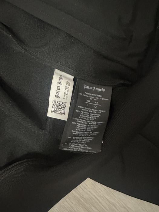 Palm Angels black zip