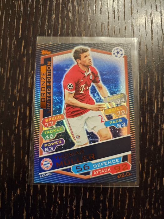 Karta limitowana Thomas Muller od Toppsa