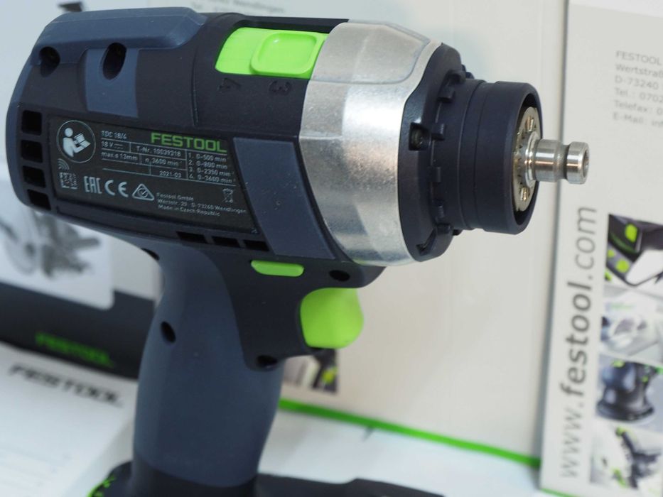 FESTOOL TDC 18/4 wkrętarka 4 biegi bez bateria 18v bezszczotkowa