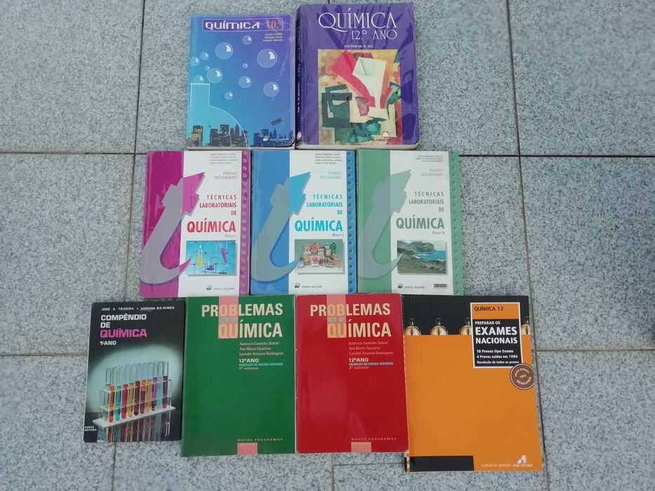 Livros escolares - Química