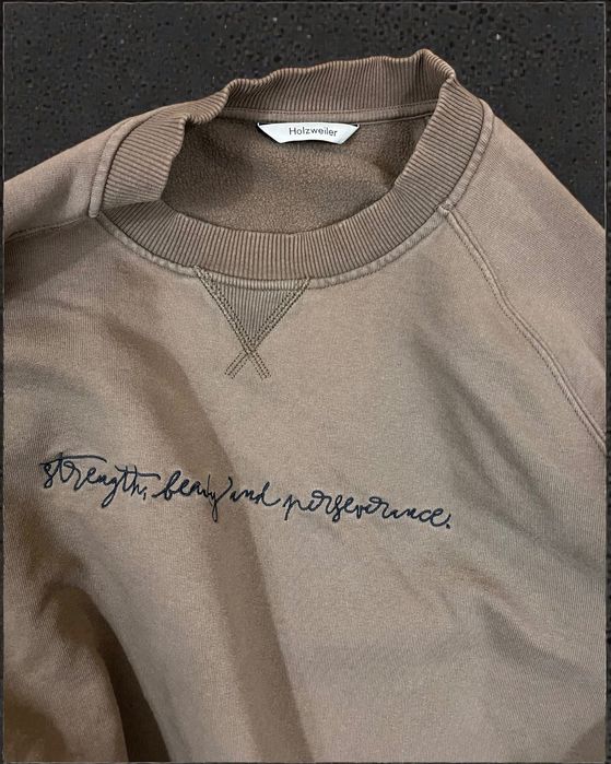 Holzweiler Sigma Crew roz. L /XL męska bluza oversize taupe